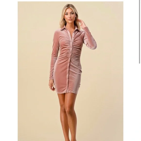 button down dress bodycon Plus Size Button Down Midi Dress – 2020AVE main image 0